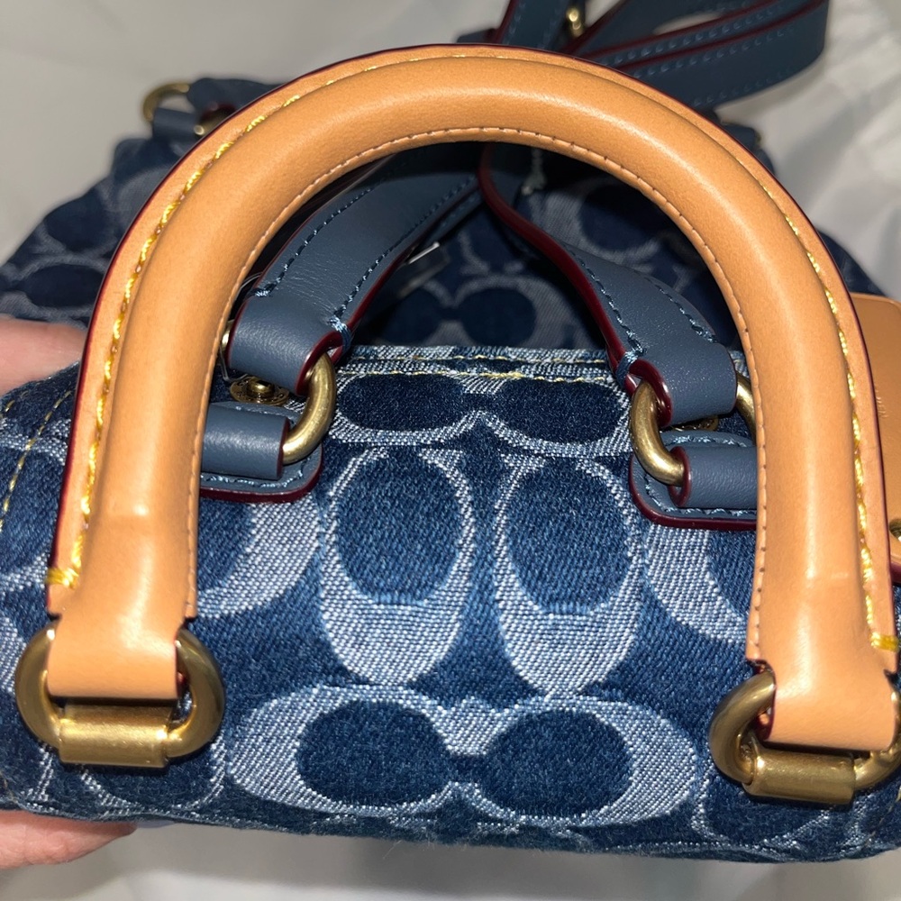 Coach Riya Backpack 21 in Signature Denim - Picture 10 of 11